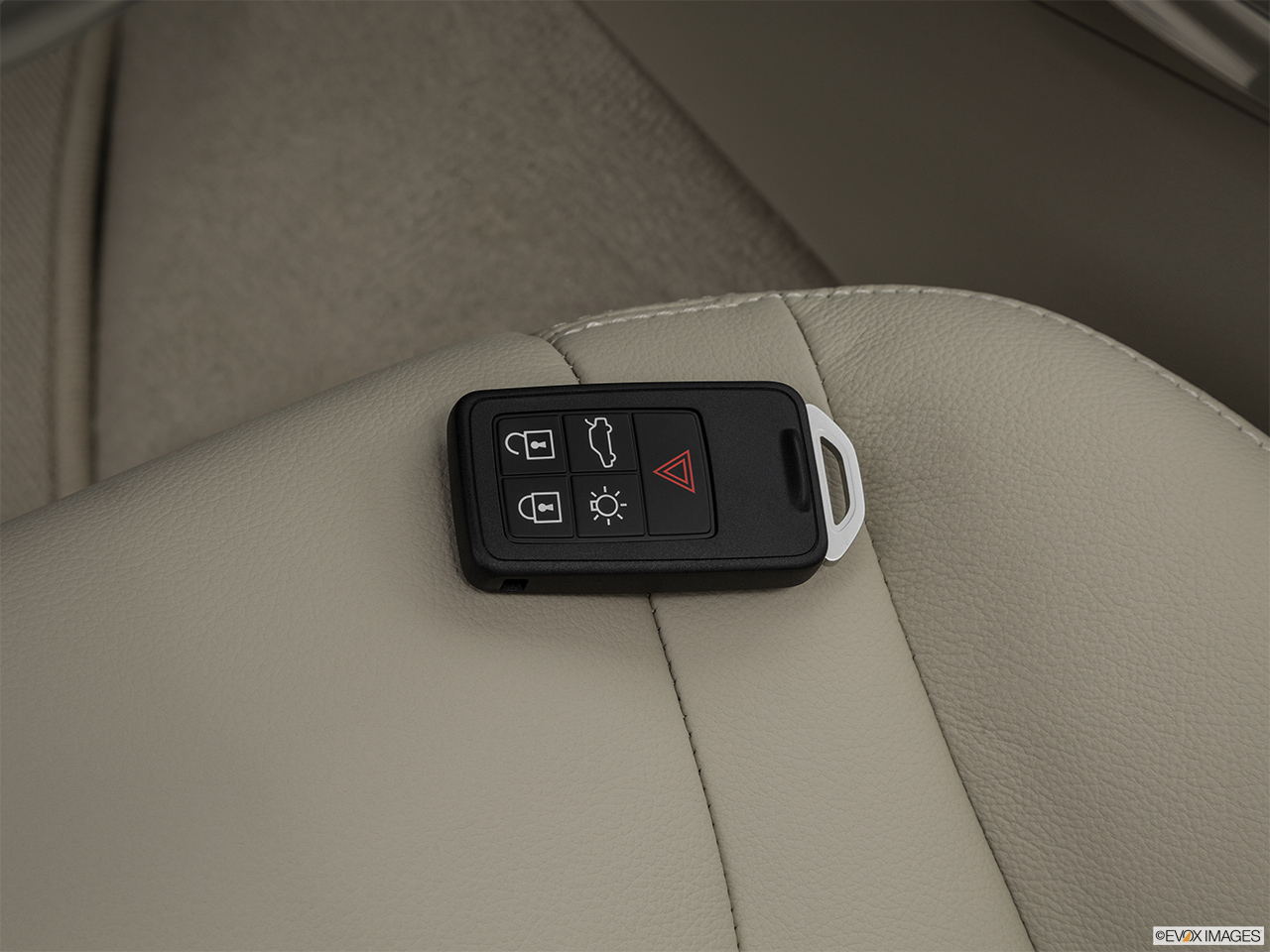 2016 Volvo S60 T5 Drive-E FWD Premier Key fob on driver's seat. 