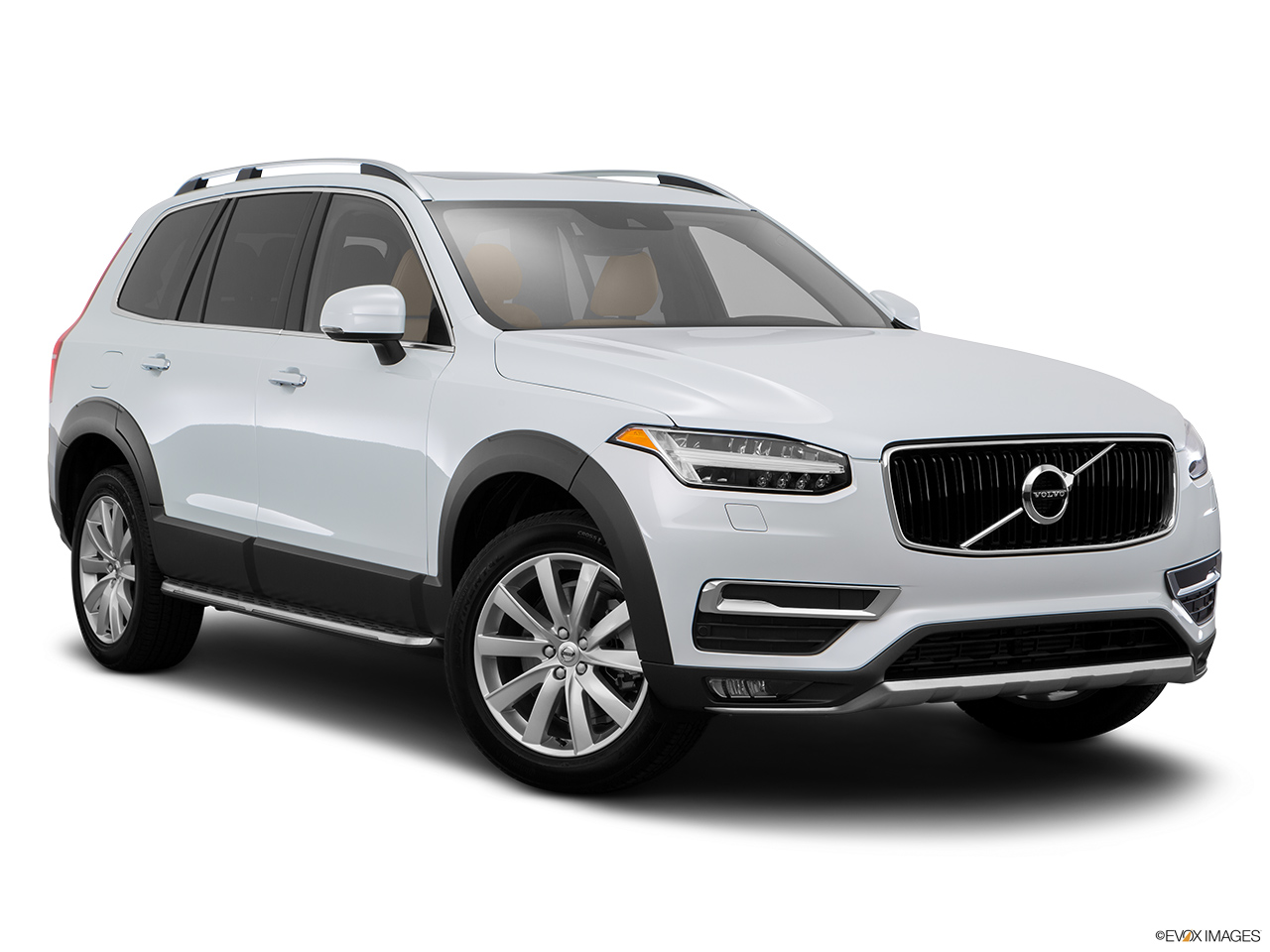 2016 Volvo XC90 T6 AWD Front passenger 3/4 w/ wheels turned. 