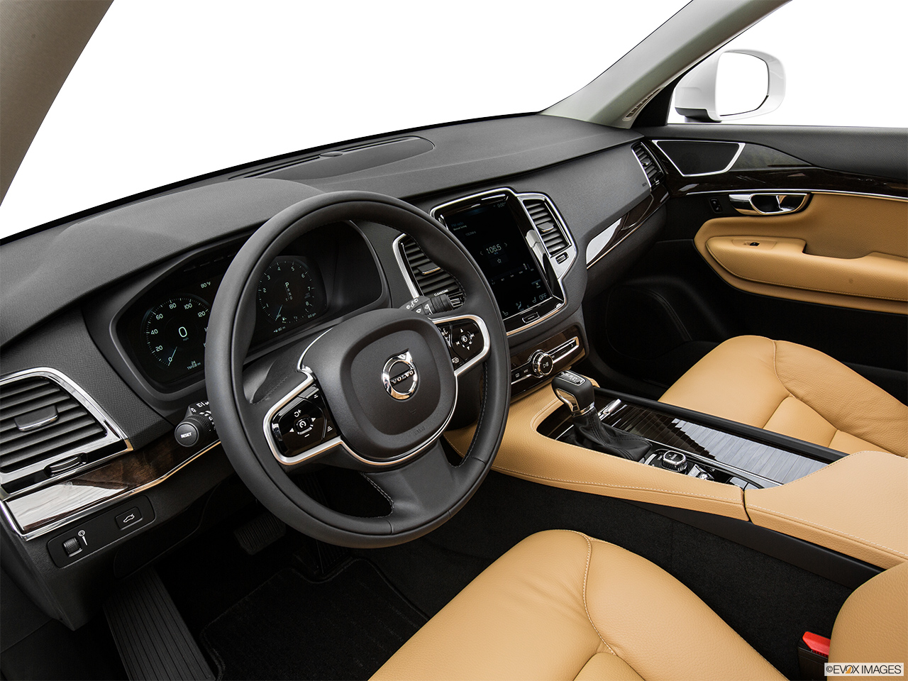 2016 Volvo XC90 T6 AWD Interior Hero (driver's side). 