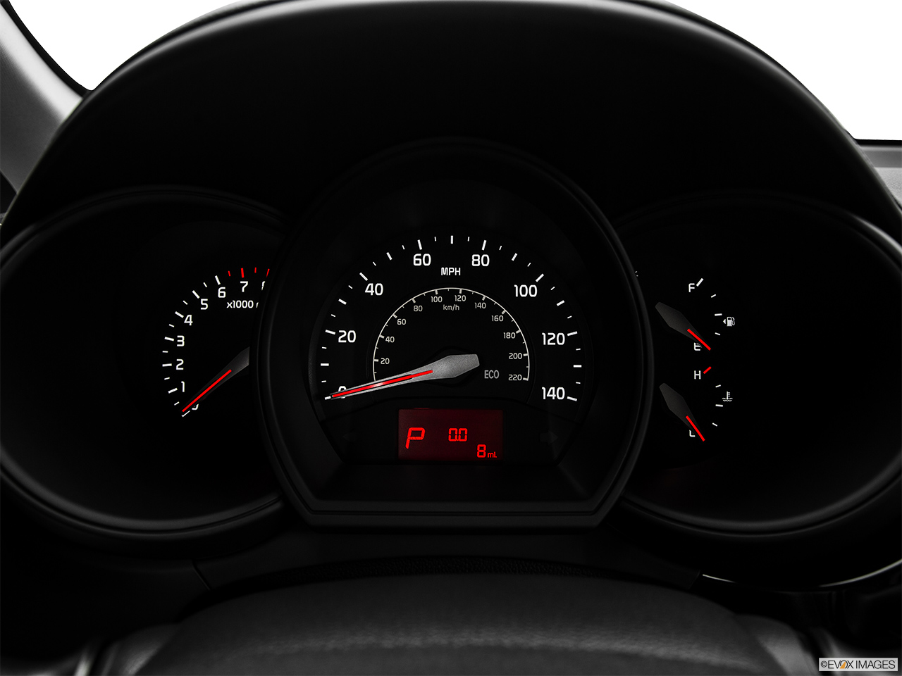 2016 Kia Rio 5-door LX Speedometer/tachometer. 