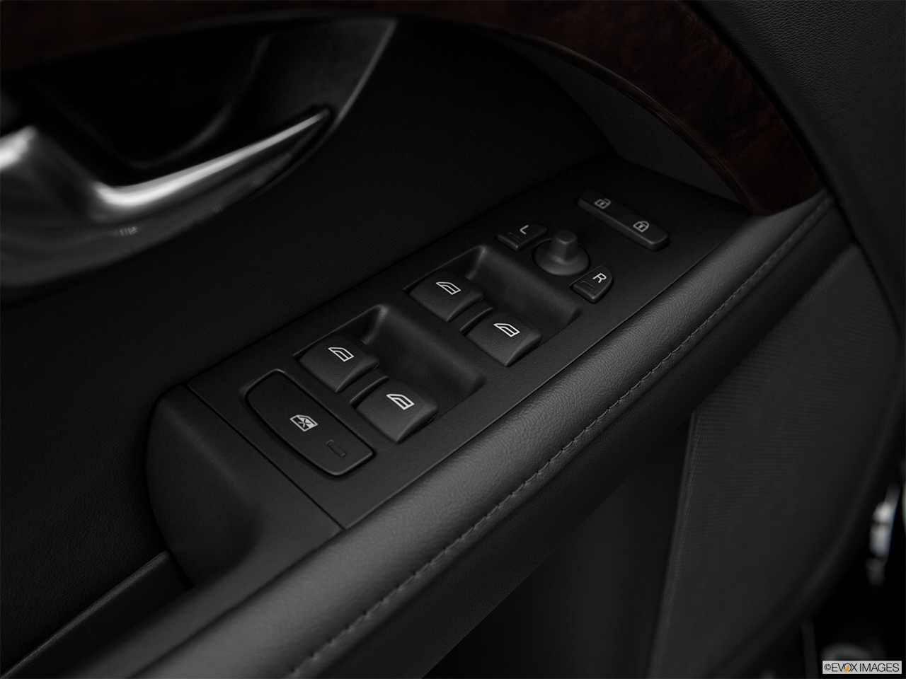 2016 Volvo S80 T5 Drive-E FWD Driver's side inside window controls. 