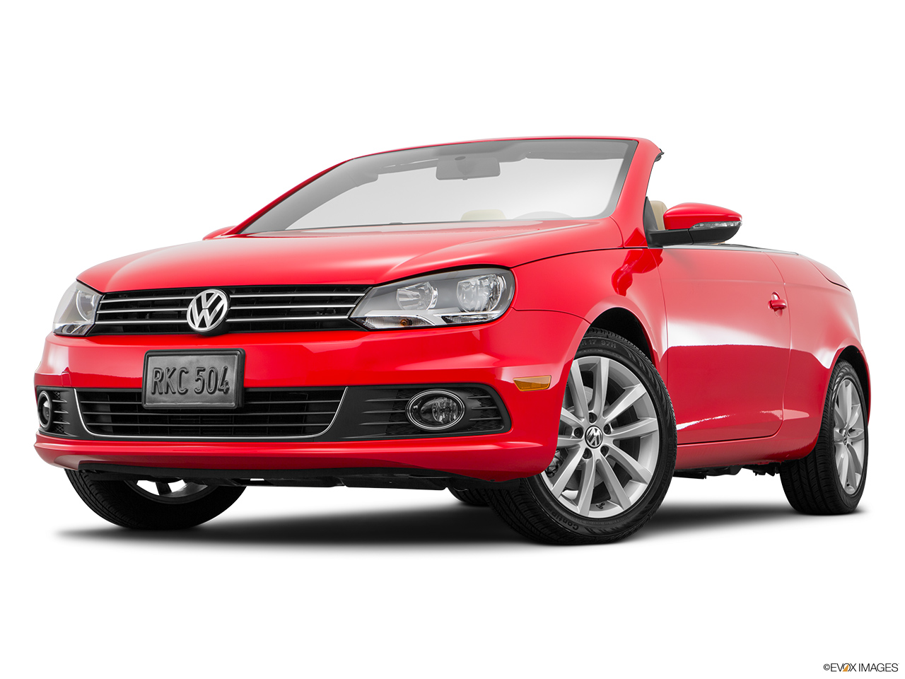 2016 Volkswagen Eos Komfort Edition Front angle view, low wide perspective. 