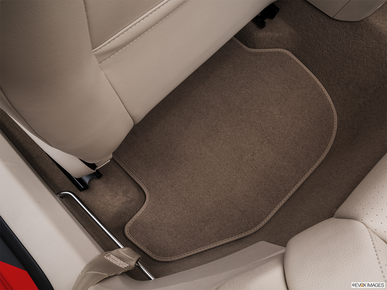 2016 Volkswagen Eos Komfort Edition Rear driver's side floor mat. Mid-seat level from outside looking in. 