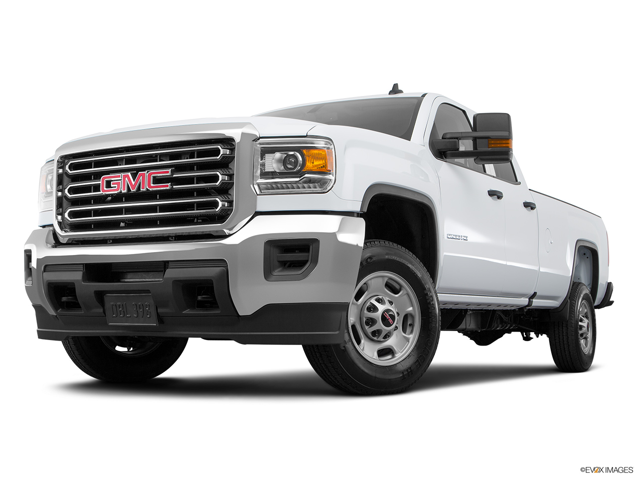 2016 GMC Sierra 2500HD Base Front angle view, low wide perspective. 
