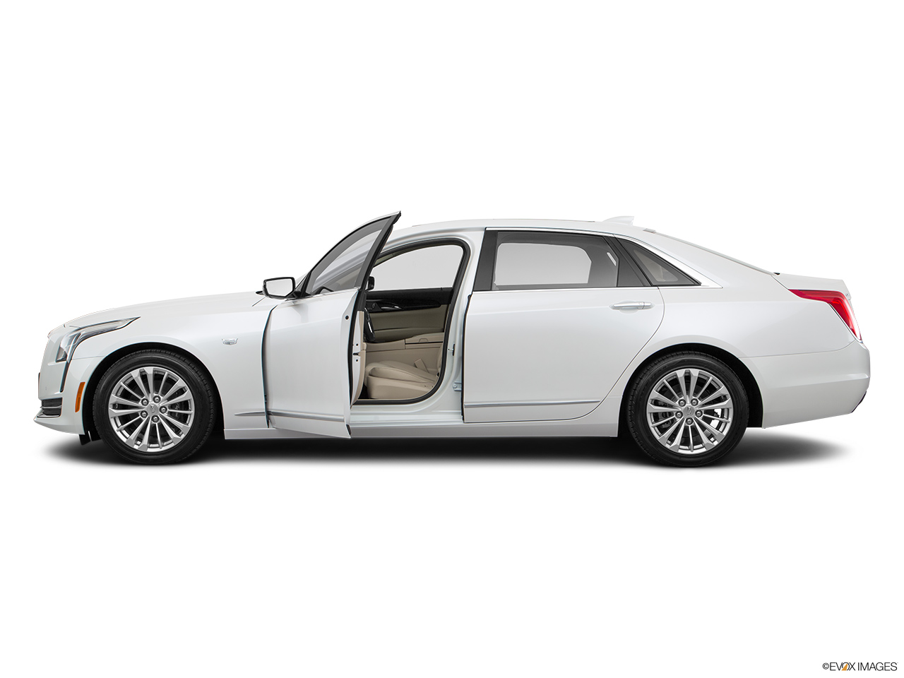 2016 Cadillac CT6 Base Driver's side profile with drivers side door open. 