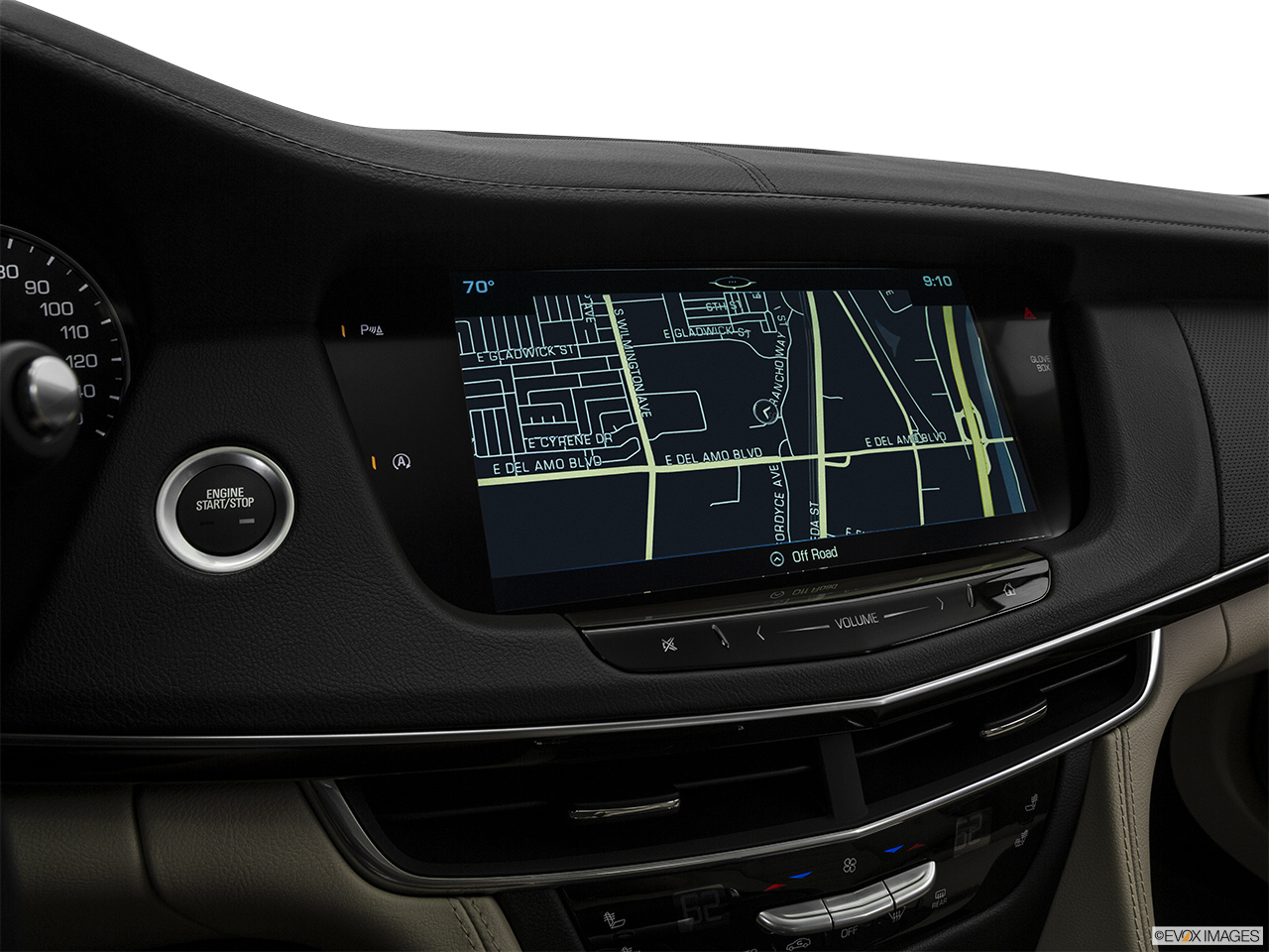 2016 Cadillac CT6 Base Driver position view of navigation system. 