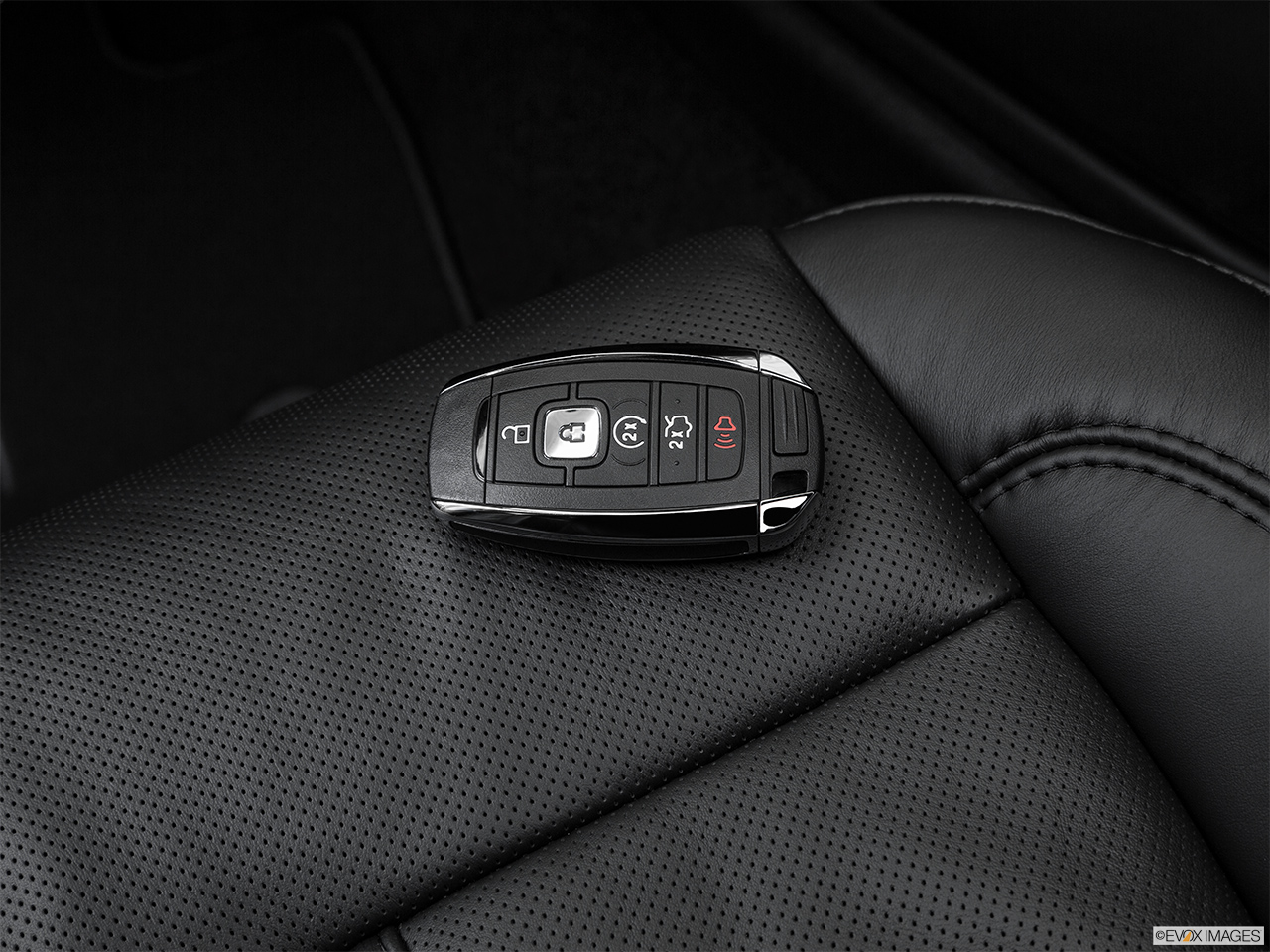 2017 Lincoln MKZ Reserve Key fob on driver's seat. 