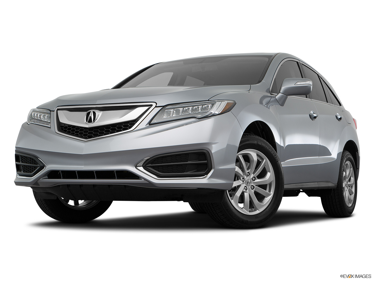 2017 Acura RDX AWD Front angle view, low wide perspective. 