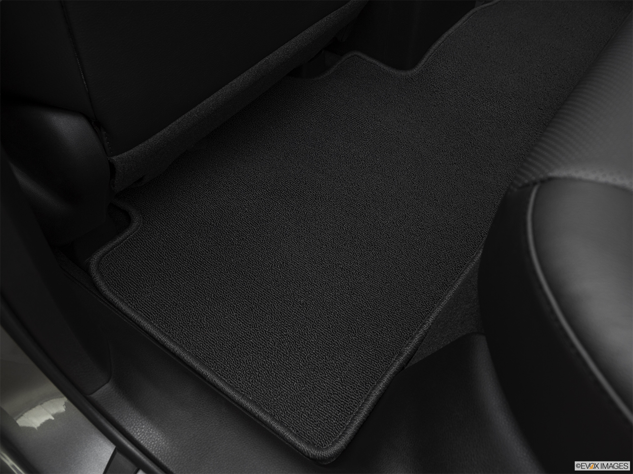 2017 Acura RDX AWD Rear driver's side floor mat. Mid-seat level from outside looking in. 