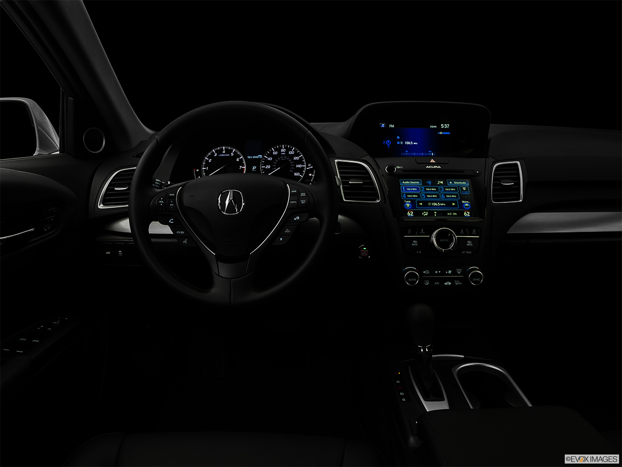 2017 Acura RDX AWD Centered wide dash shot - "night" shot. 