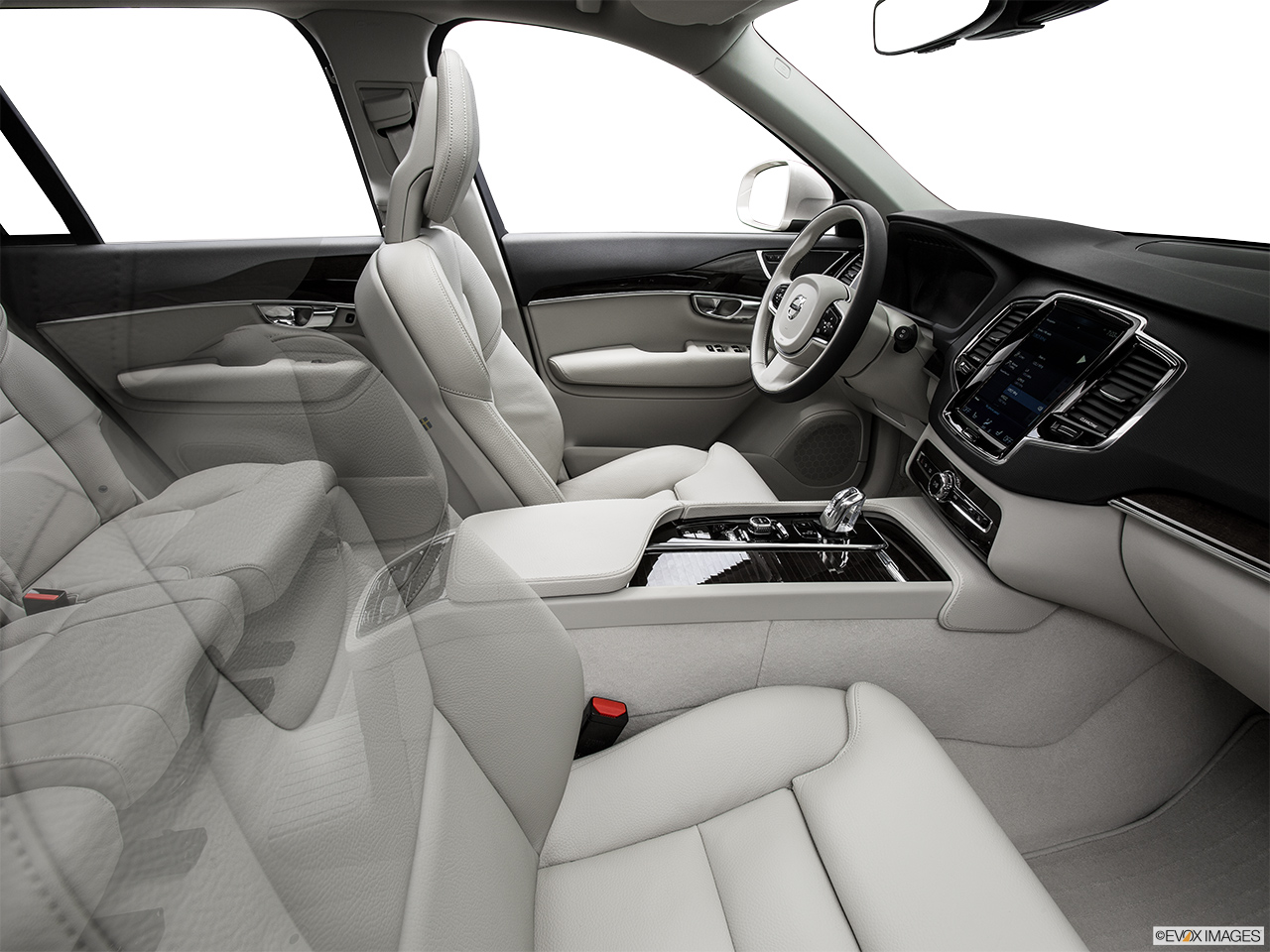 2016 Volvo XC90 Hybrid T8 Momentum Fake Buck Shot - Interior from Passenger B pillar. 