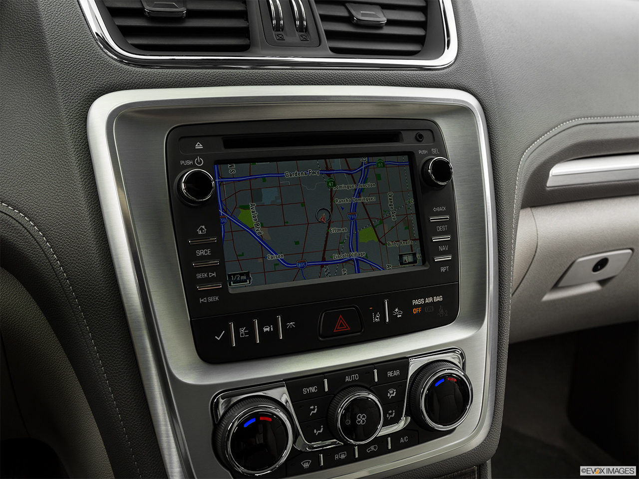 2017 GMC Acadia Limited SLT Driver position view of navigation system. 