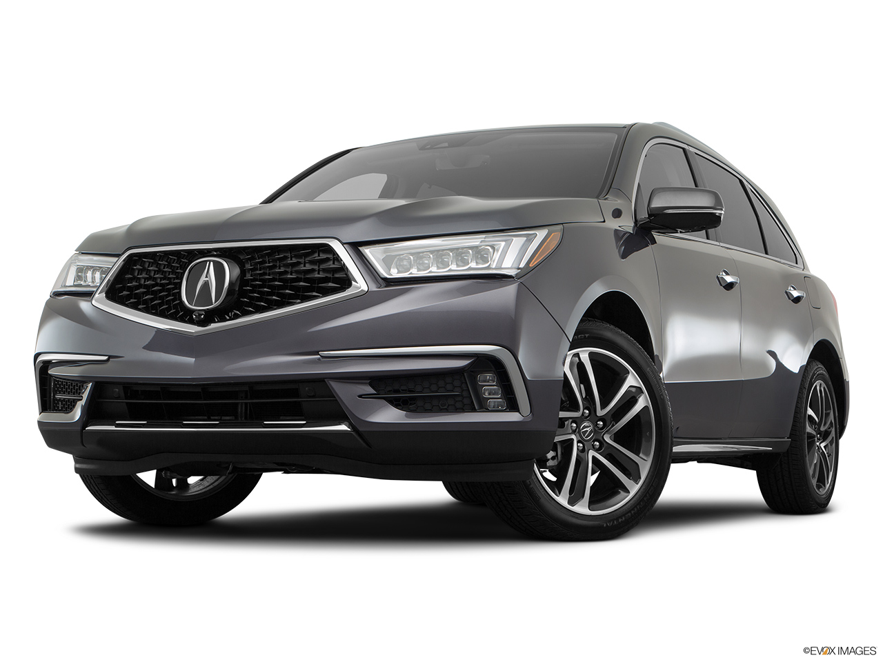 2017 Acura MDX Base Front angle view, low wide perspective. 