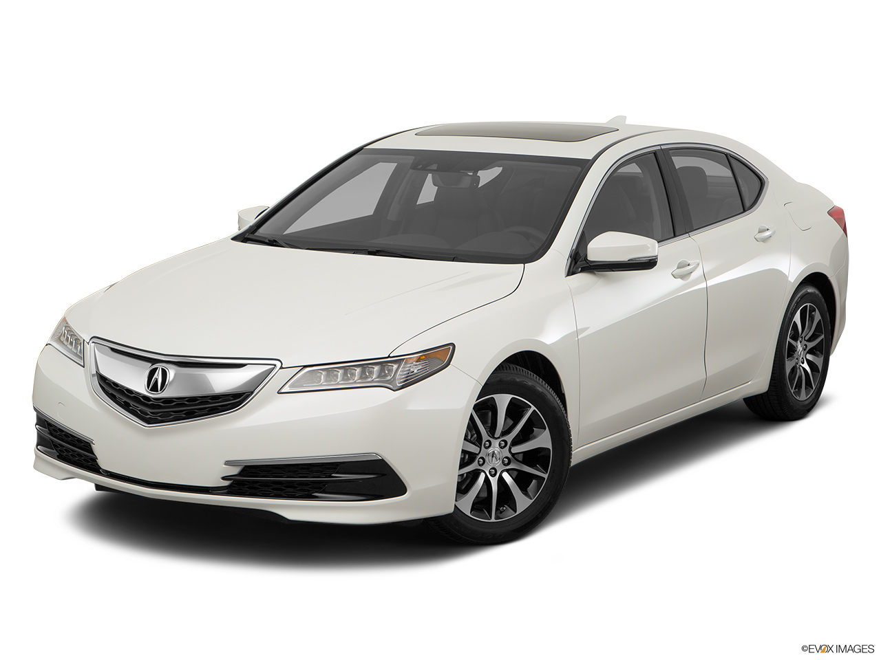 2017 Acura TLX 2.4 8-DCP P-AWS Front angle view. 