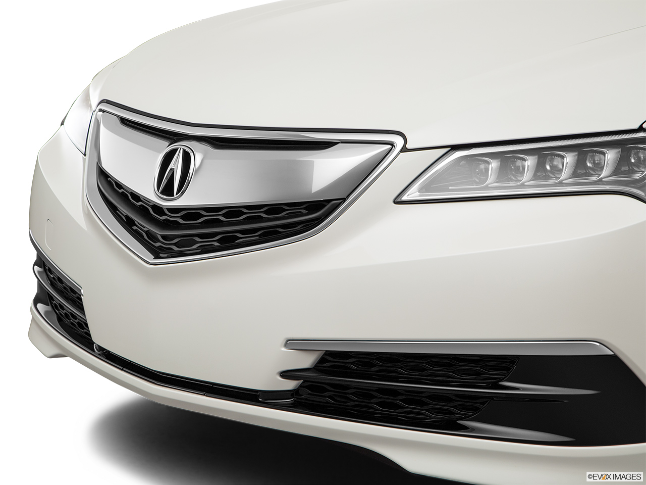 2017 Acura TLX 2.4 8-DCP P-AWS Close up of Grill. 