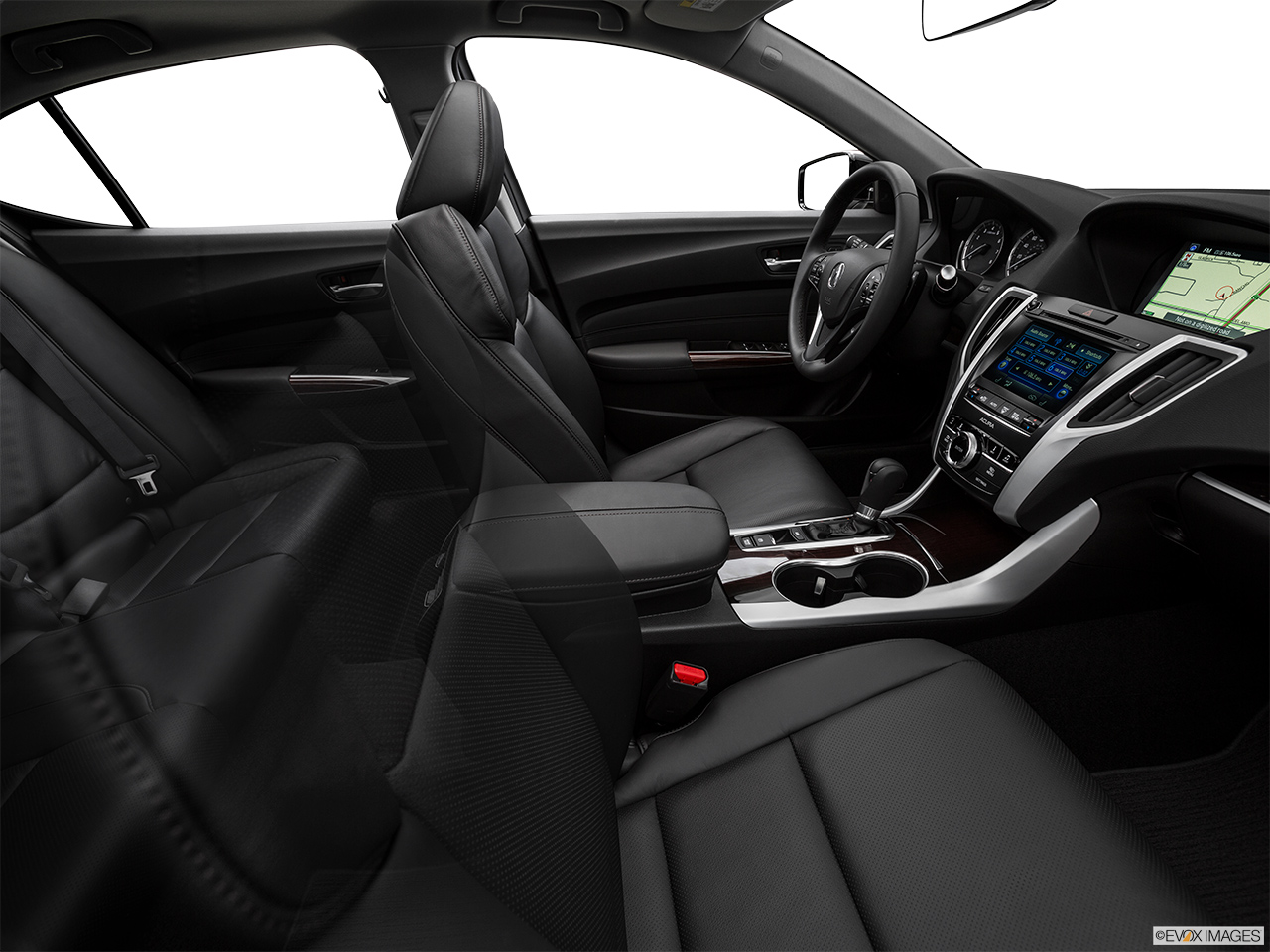 2017 Acura TLX 2.4 8-DCP P-AWS Fake Buck Shot - Interior from Passenger B pillar. 