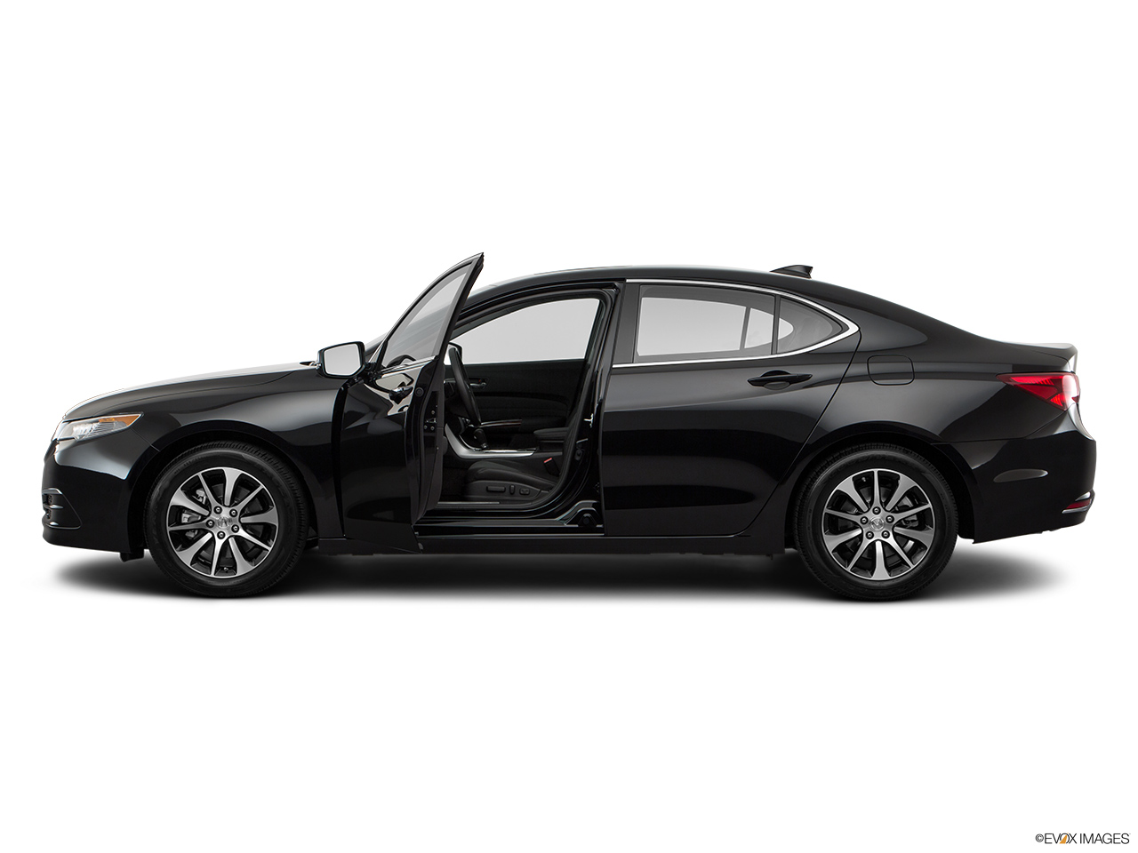 2017 Acura TLX Base Driver's side profile with drivers side door open. 