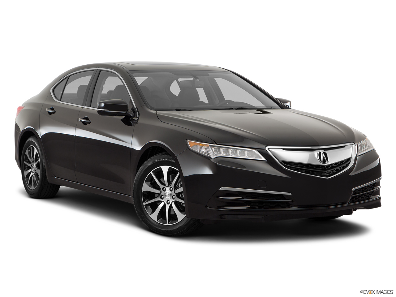 2017 Acura TLX Base Front passenger 3/4 w/ wheels turned. 