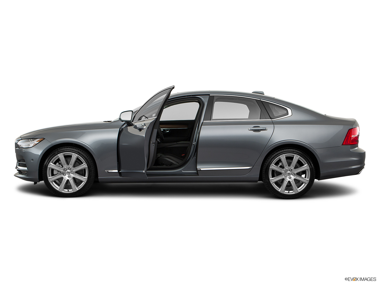2017 Volvo S90 T6 Inscription Driver's side profile with drivers side door open. 