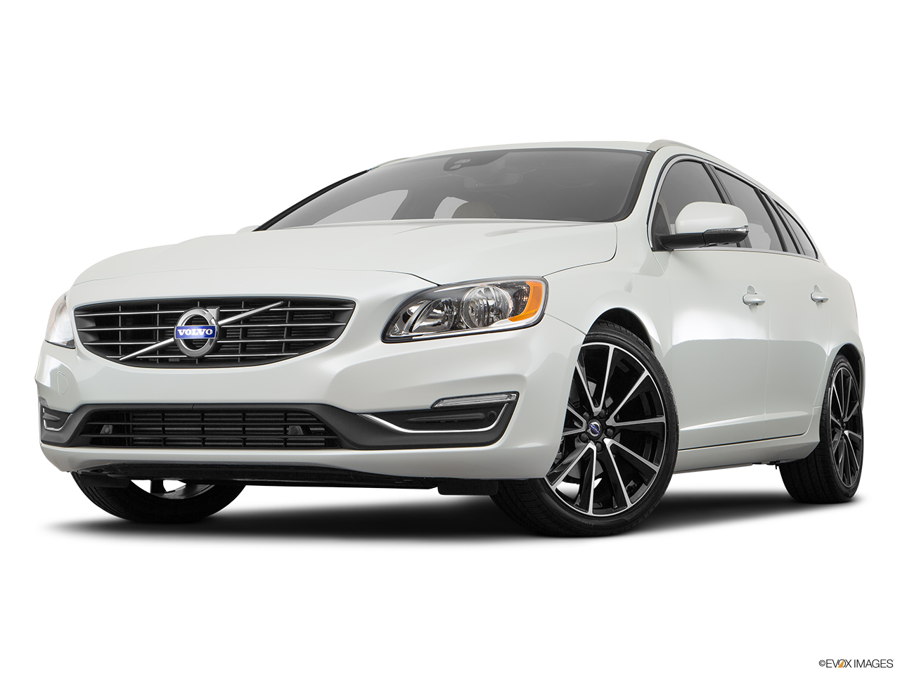 2017 Volvo V60 T5 Premier Front angle view, low wide perspective. 