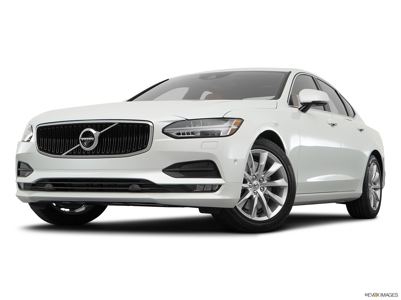 2017 Volvo S90 T6 Momentum Front angle view, low wide perspective. 