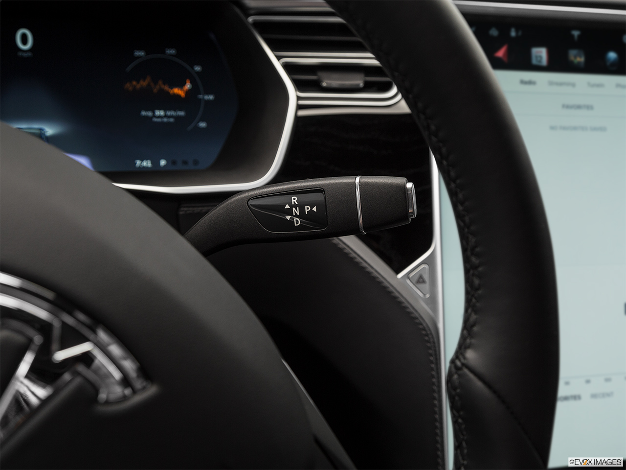 2016 Tesla Model S 75 Gear shifter/center console. 