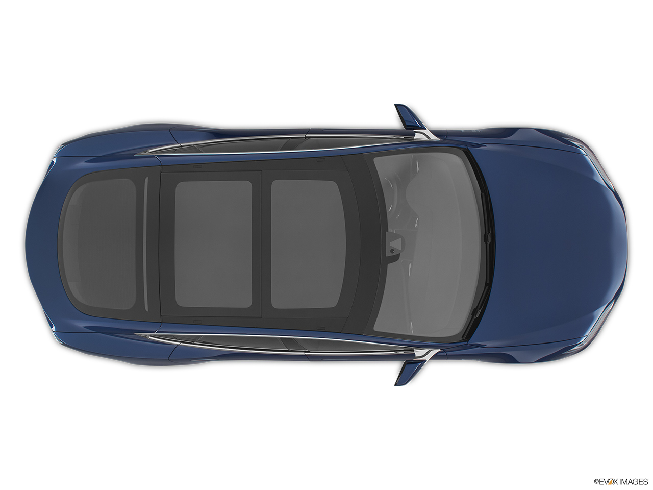 2016 Tesla Model S 75 Overhead. 