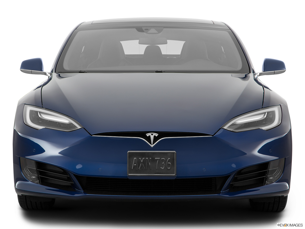 2016 Tesla Model S 75 Low/wide front. 