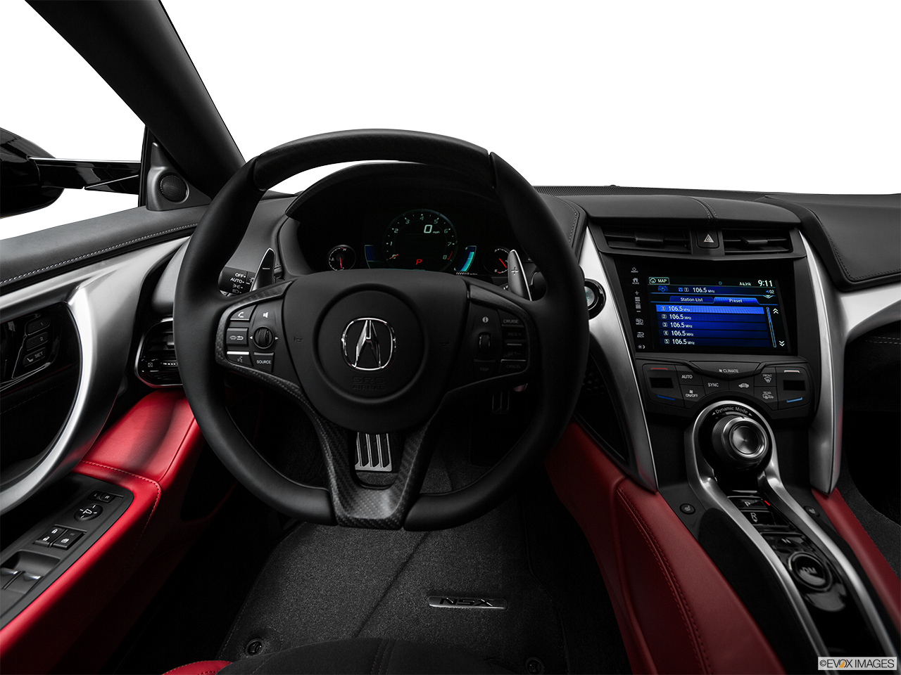 2017 Acura NSX Base Steering wheel/Center Console. 