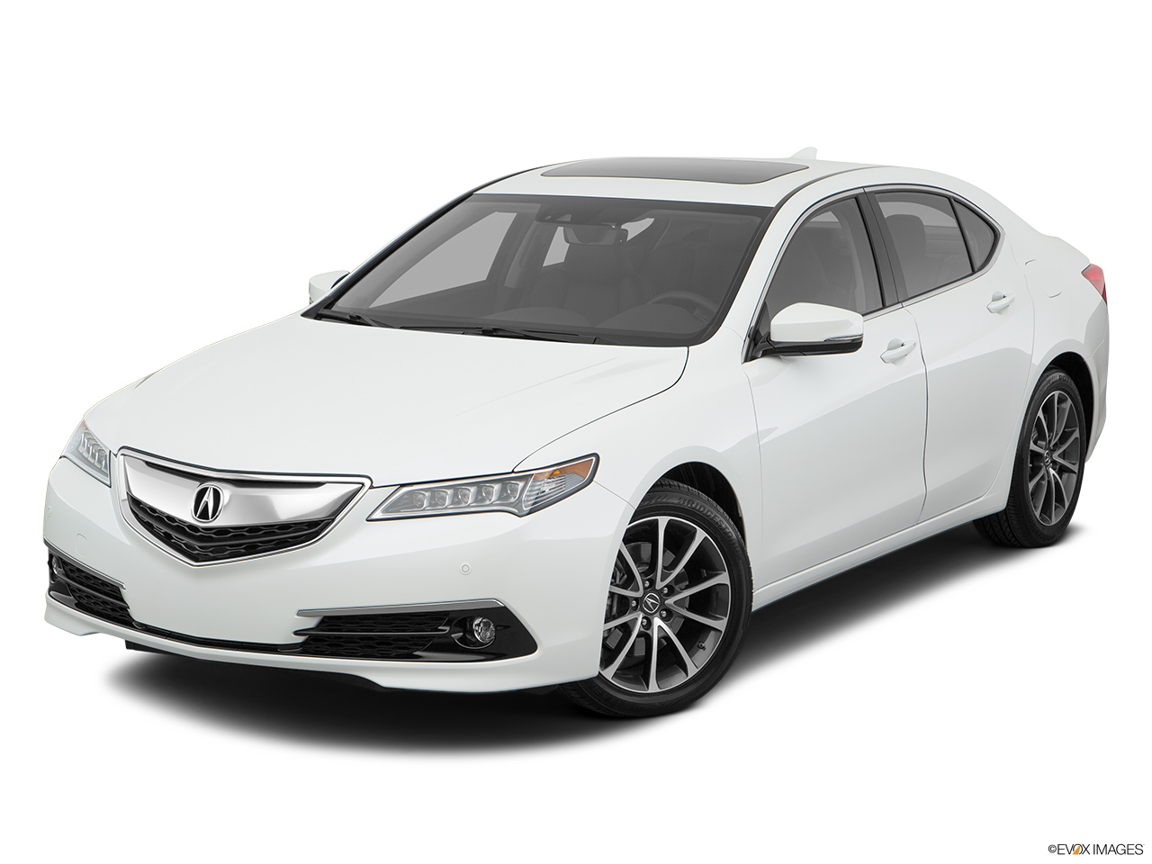 2017 Acura TLX 3.5L Front angle view. 