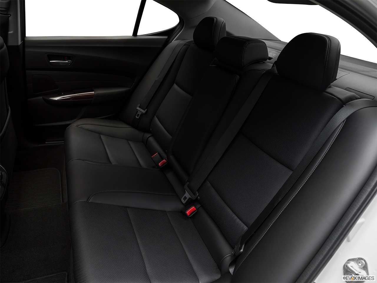 2017 Acura TLX 3.5L Rear seats from Drivers Side. 