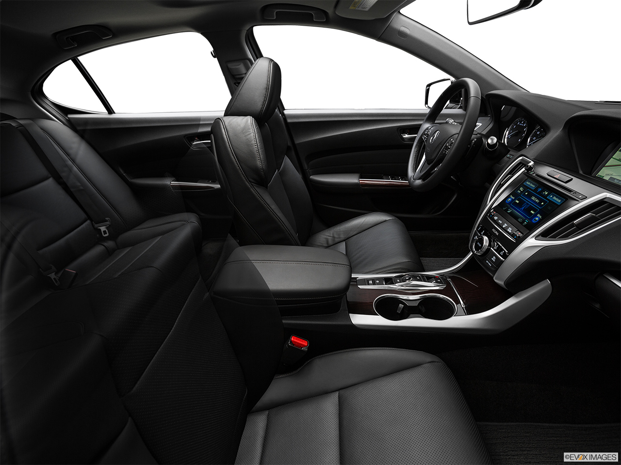 2017 Acura TLX 3.5L Fake Buck Shot - Interior from Passenger B pillar. 