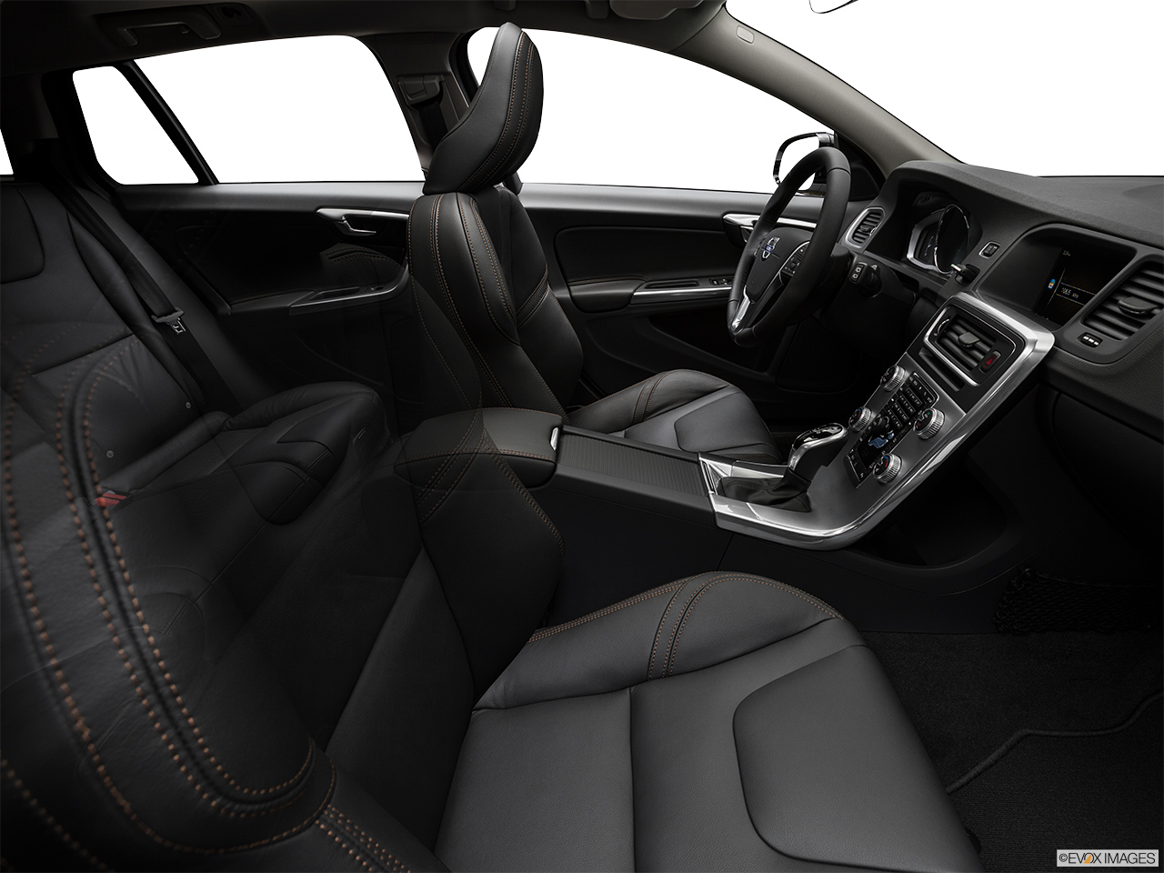2017 Volvo V60 Cross Country T5 AWD Fake Buck Shot - Interior from Passenger B pillar. 
