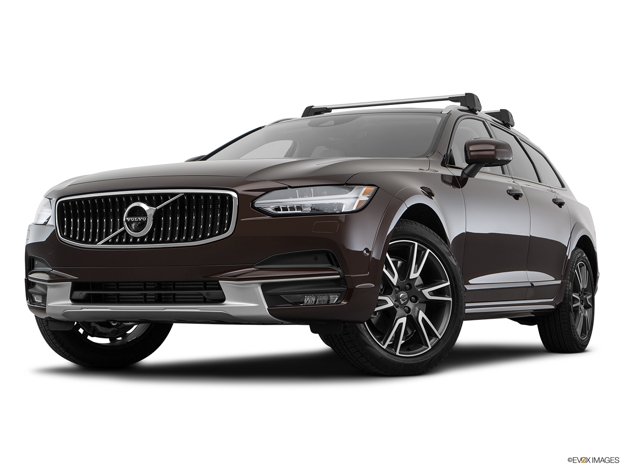 2017 Volvo V90 Cross Country T6 AWD Front angle view, low wide perspective. 