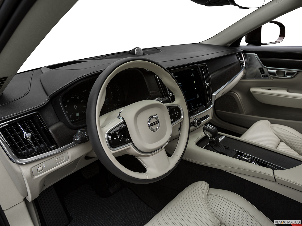 2017 Volvo V90 Cross Country T6 AWD Interior Hero (driver's side). 