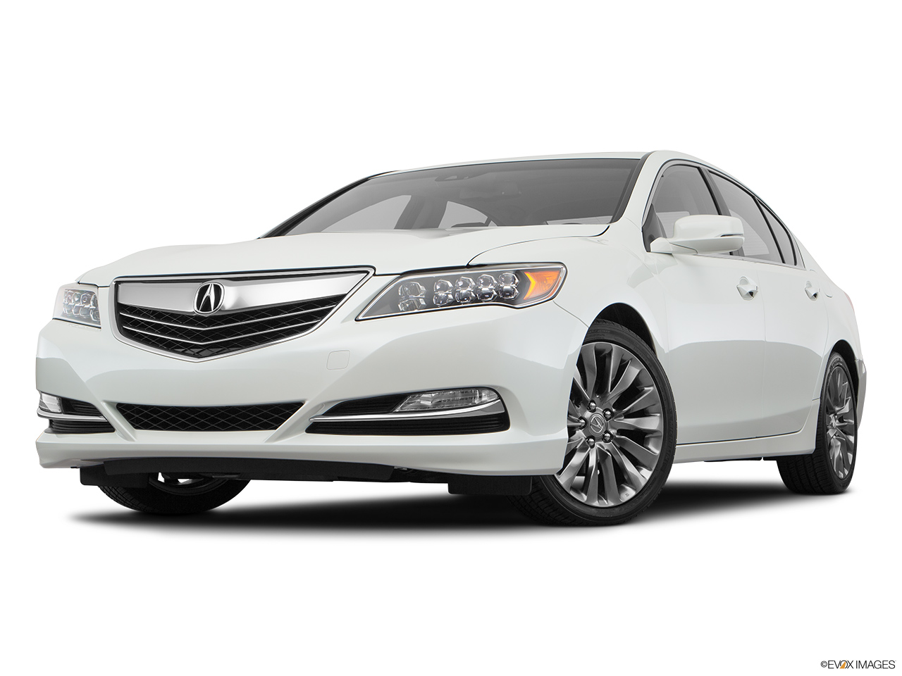 2017 Acura RLX Base Front angle view, low wide perspective. 