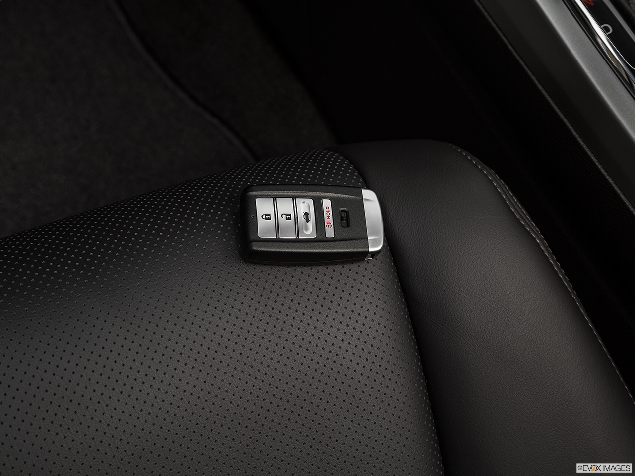 2017 Acura RLX Base Key fob on driver's seat. 