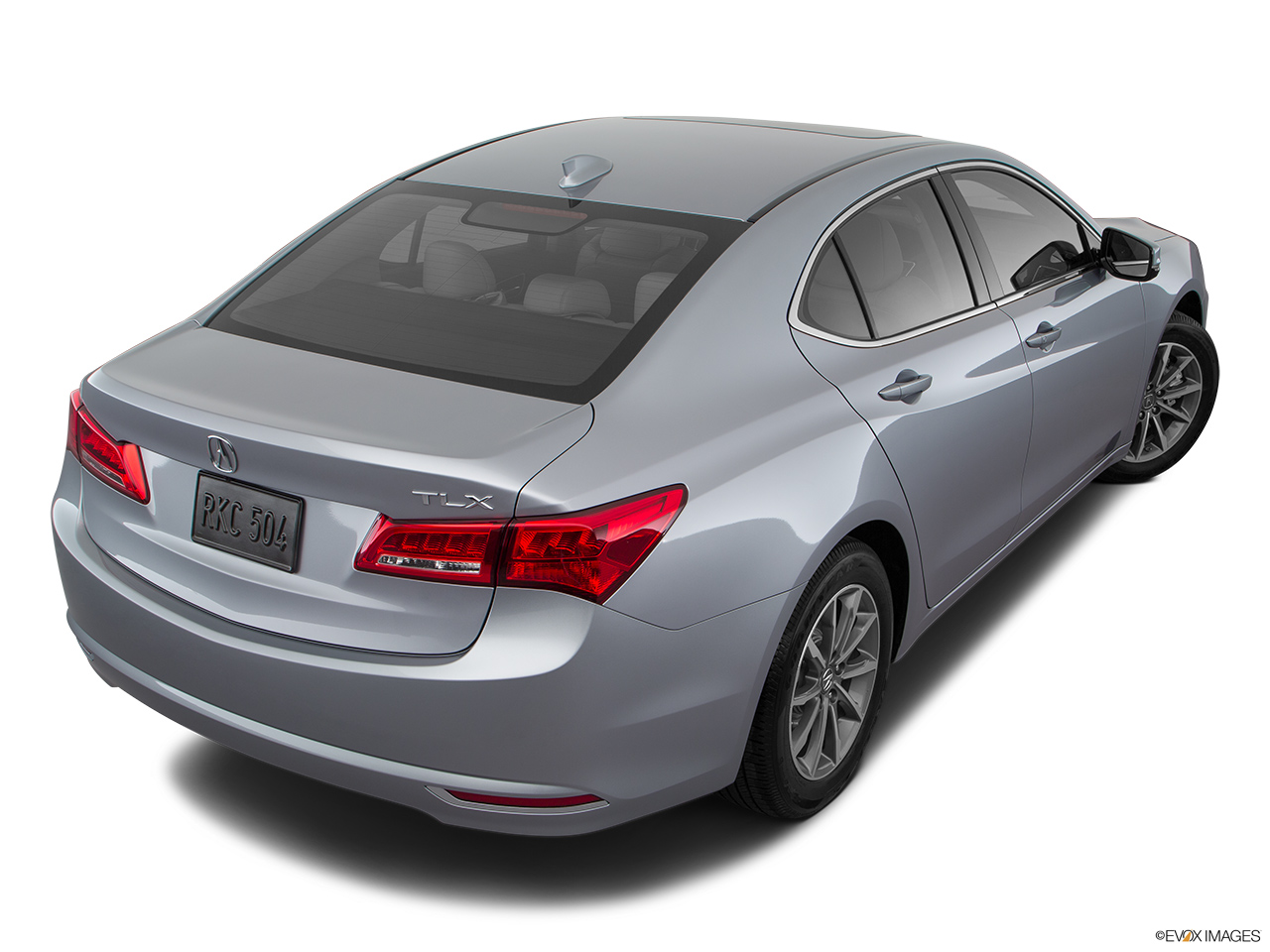 2019 Acura TLX 2.4 8-DCT P-AWS Rear 3/4 angle view. 