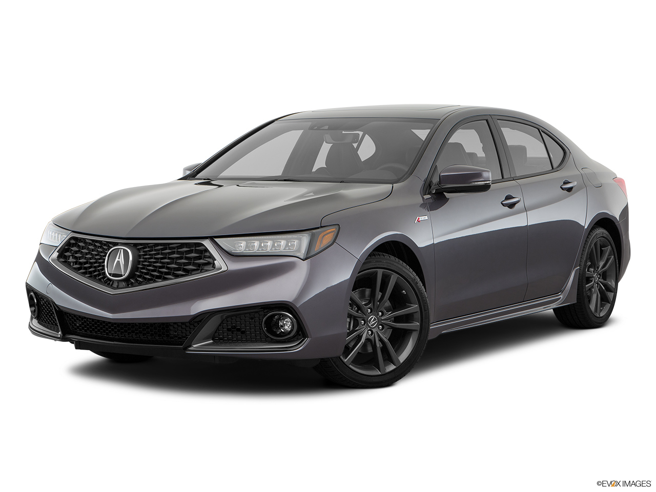 2019 Acura TLX 3.5L Front angle medium view. 