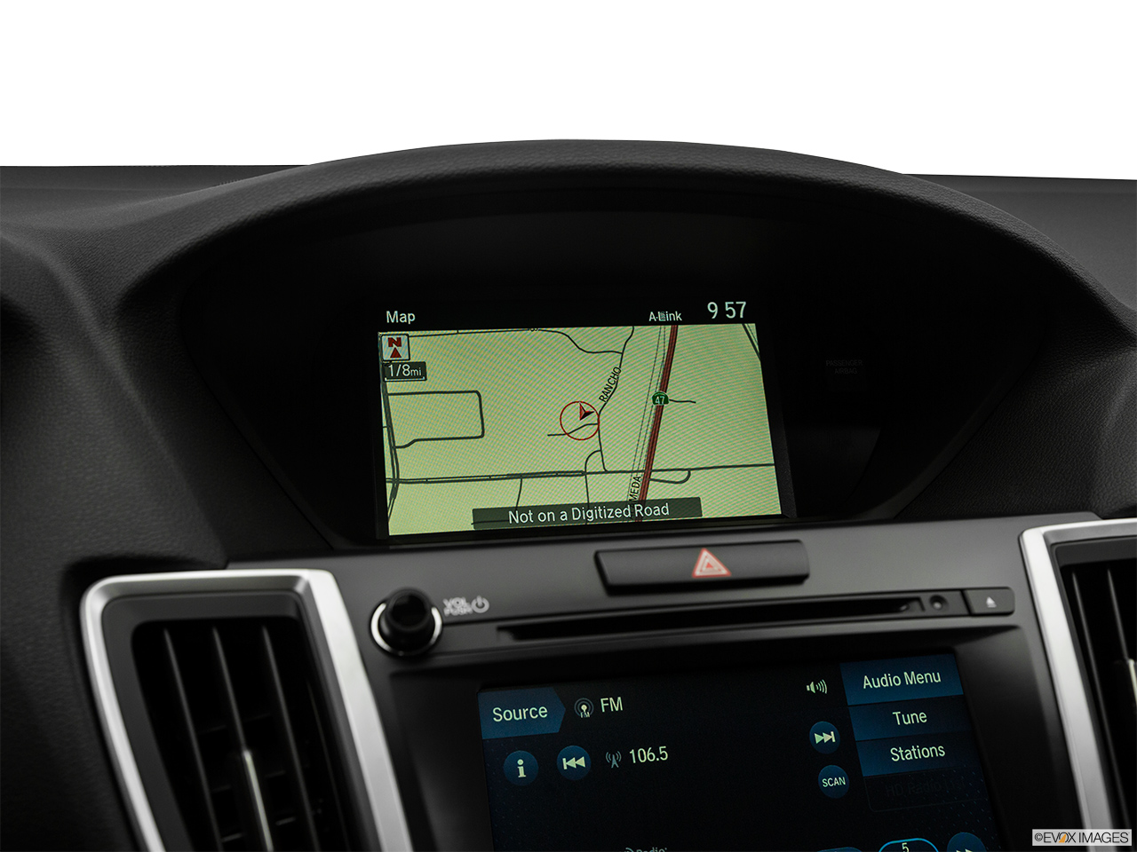 2019 Acura TLX 3.5L Driver position view of navigation system. 