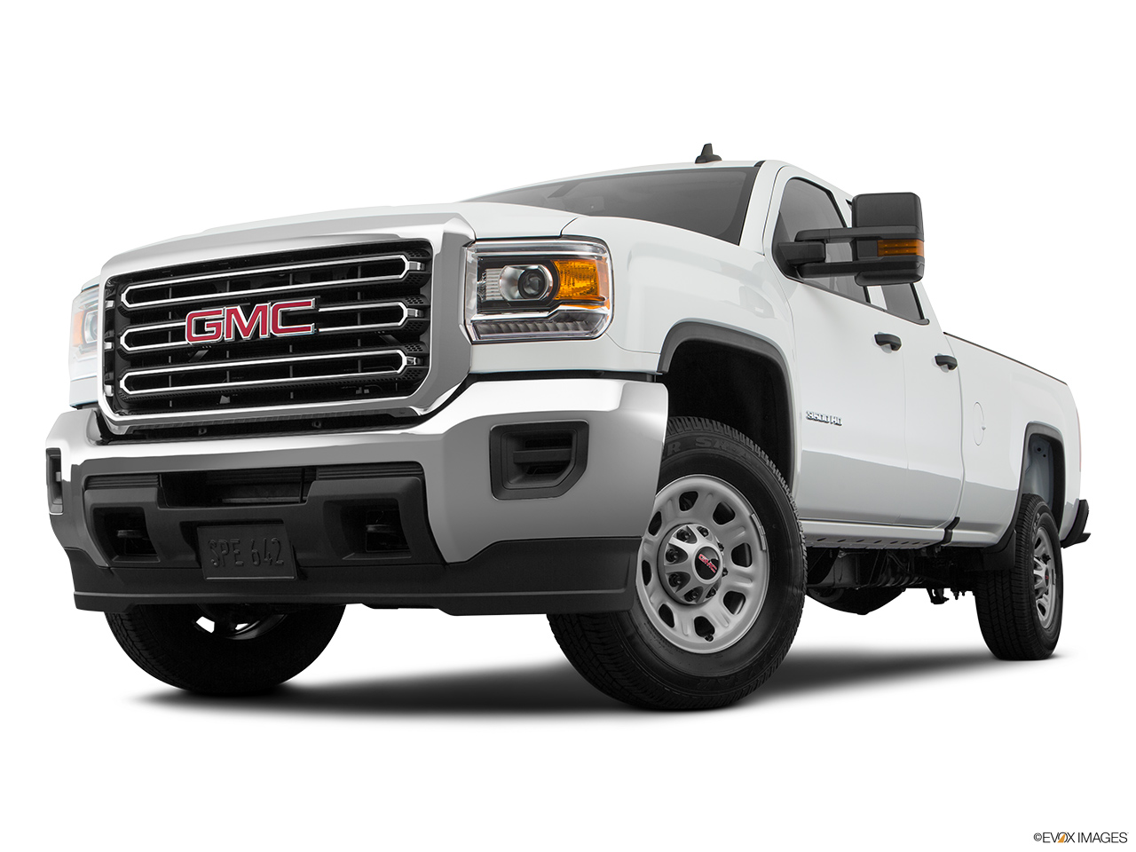 2017 GMC Sierra 3500 HD Base Front angle view, low wide perspective. 