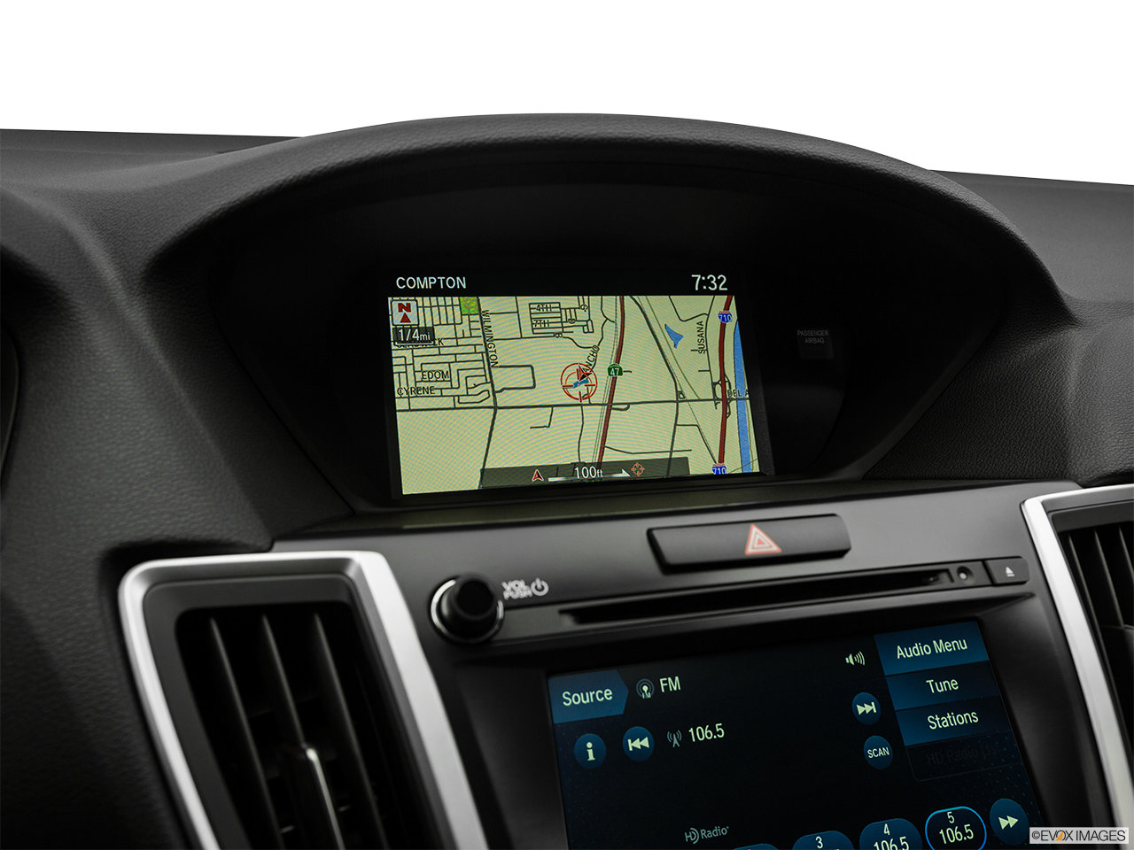 2018 Acura TLX 3.5L Driver position view of navigation system. 