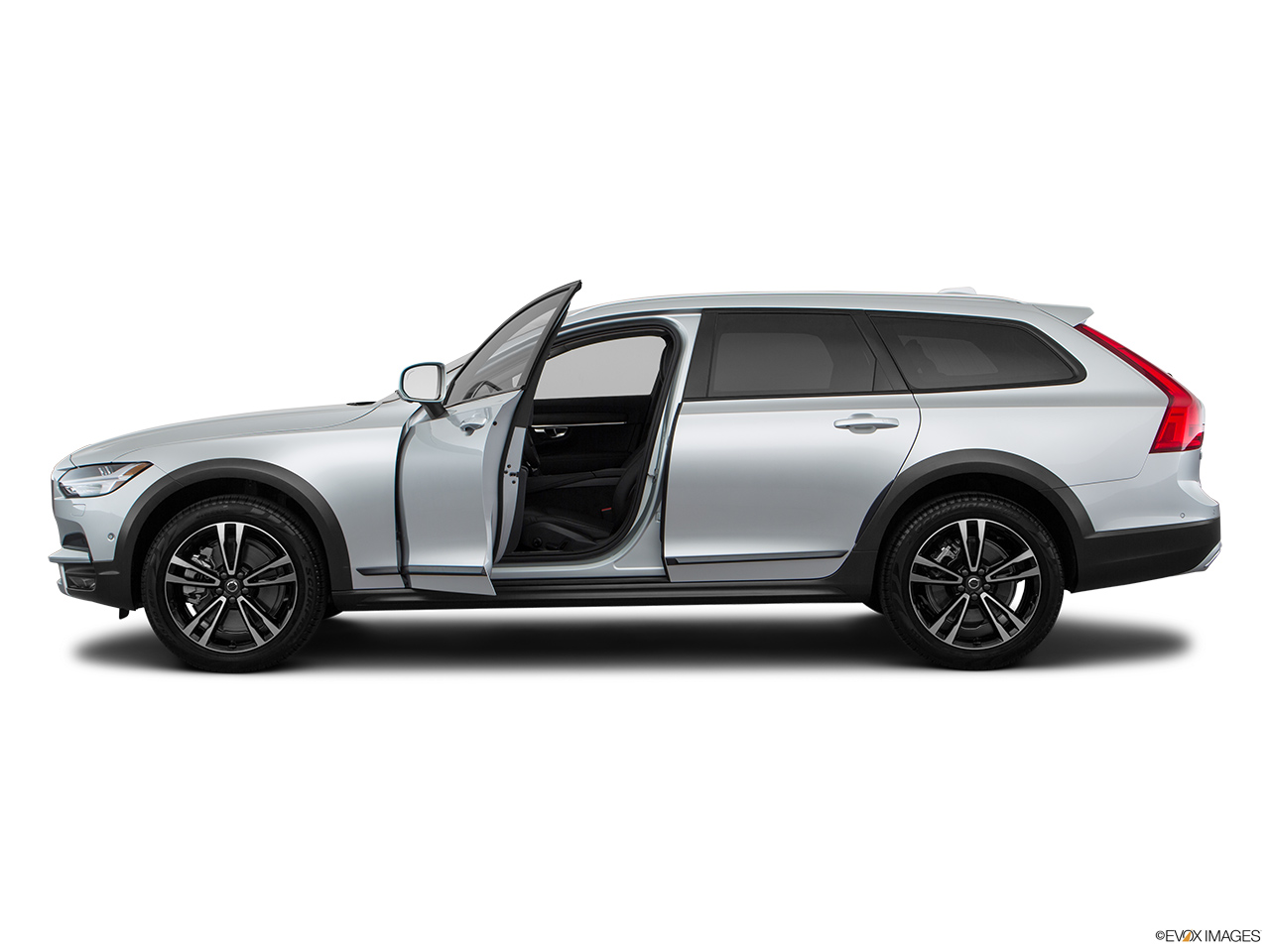 2018 Volvo V90 Cross Country T5 Driver's side profile with drivers side door open. 