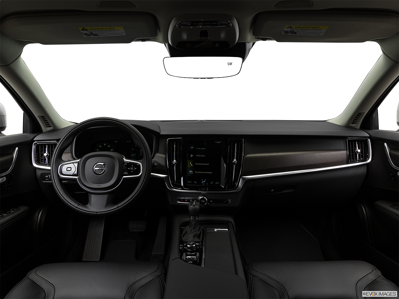 2019 Volvo V90 Cross Country T5 Centered wide dash shot 
