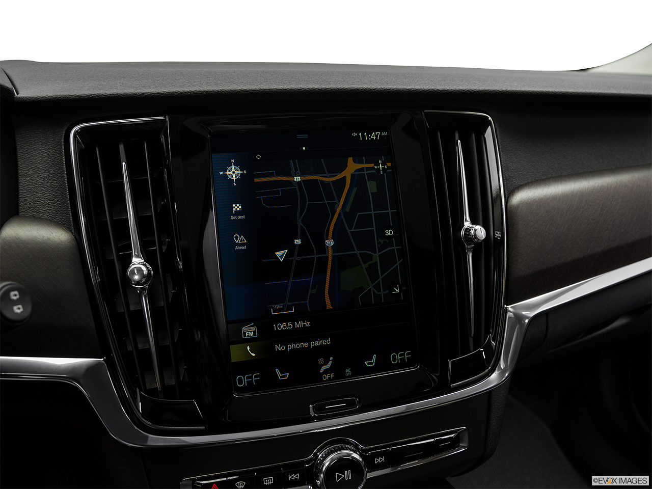 2019 Volvo V90 Cross Country T5 Driver position view of navigation system. 
