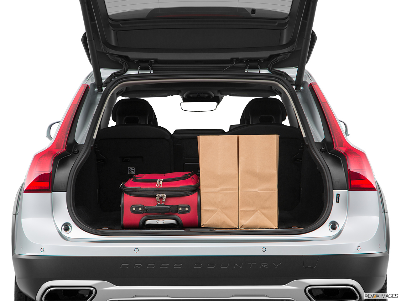 2018 Volvo V90 Cross Country T5 Trunk props. 