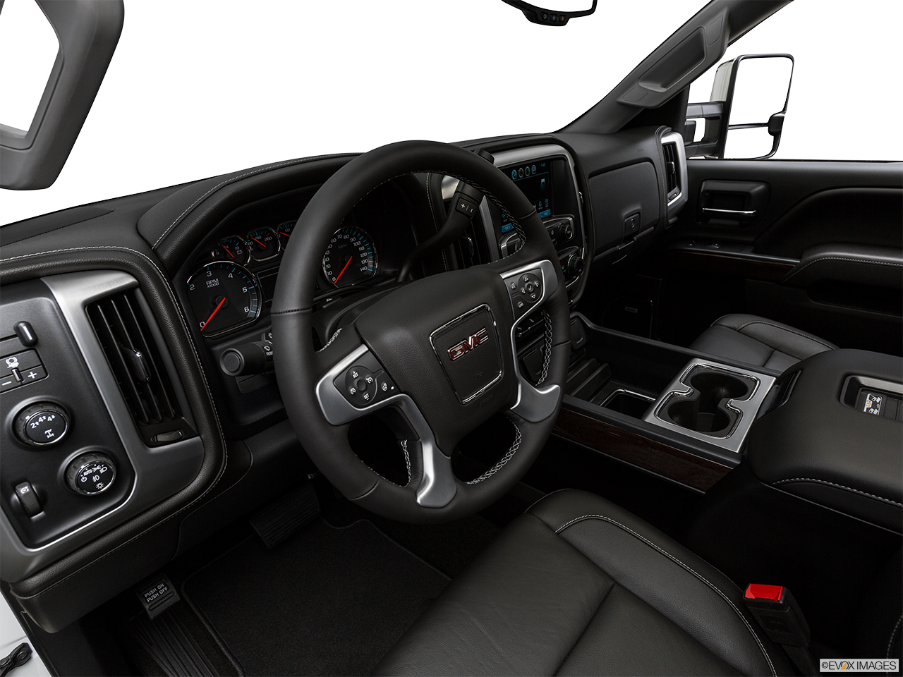 2019 GMC Sierra 2500HD SLT Interior Hero (driver's side). 