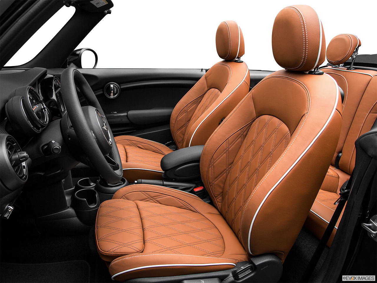 2018 Mini Convertible  Cooper Front seats from Drivers Side. 