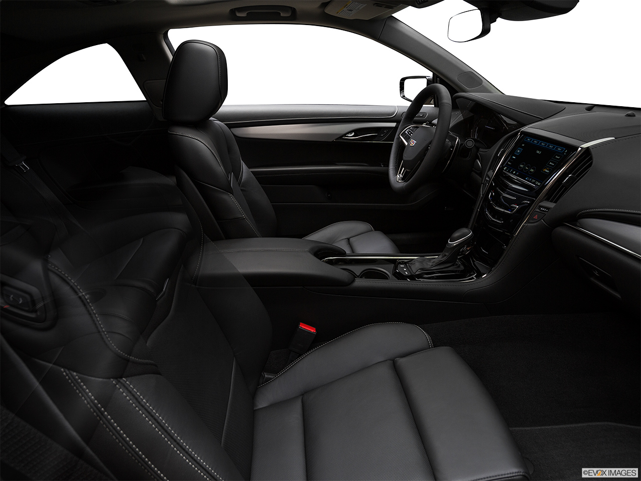 2019 Cadillac ATS Luxury Fake Buck Shot - Interior from Passenger B pillar. 