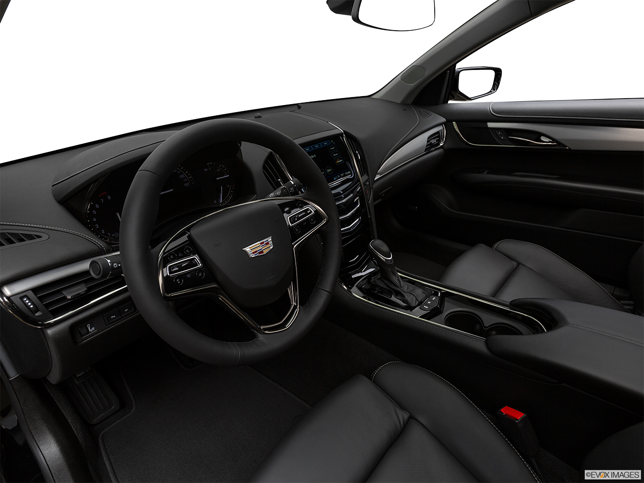 2019 Cadillac ATS Luxury Interior Hero (driver's side). 